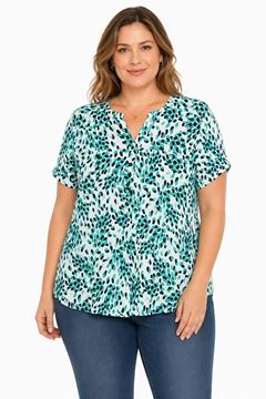 Immagine di SUMMER TOP STRETCH WITH BUTTON ON COLLAR